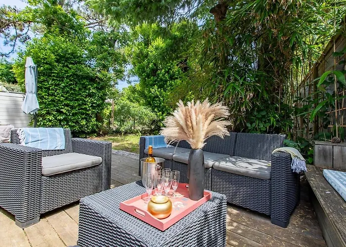 בית נופש 3 Dans Le Centre Du Cap Ferret *